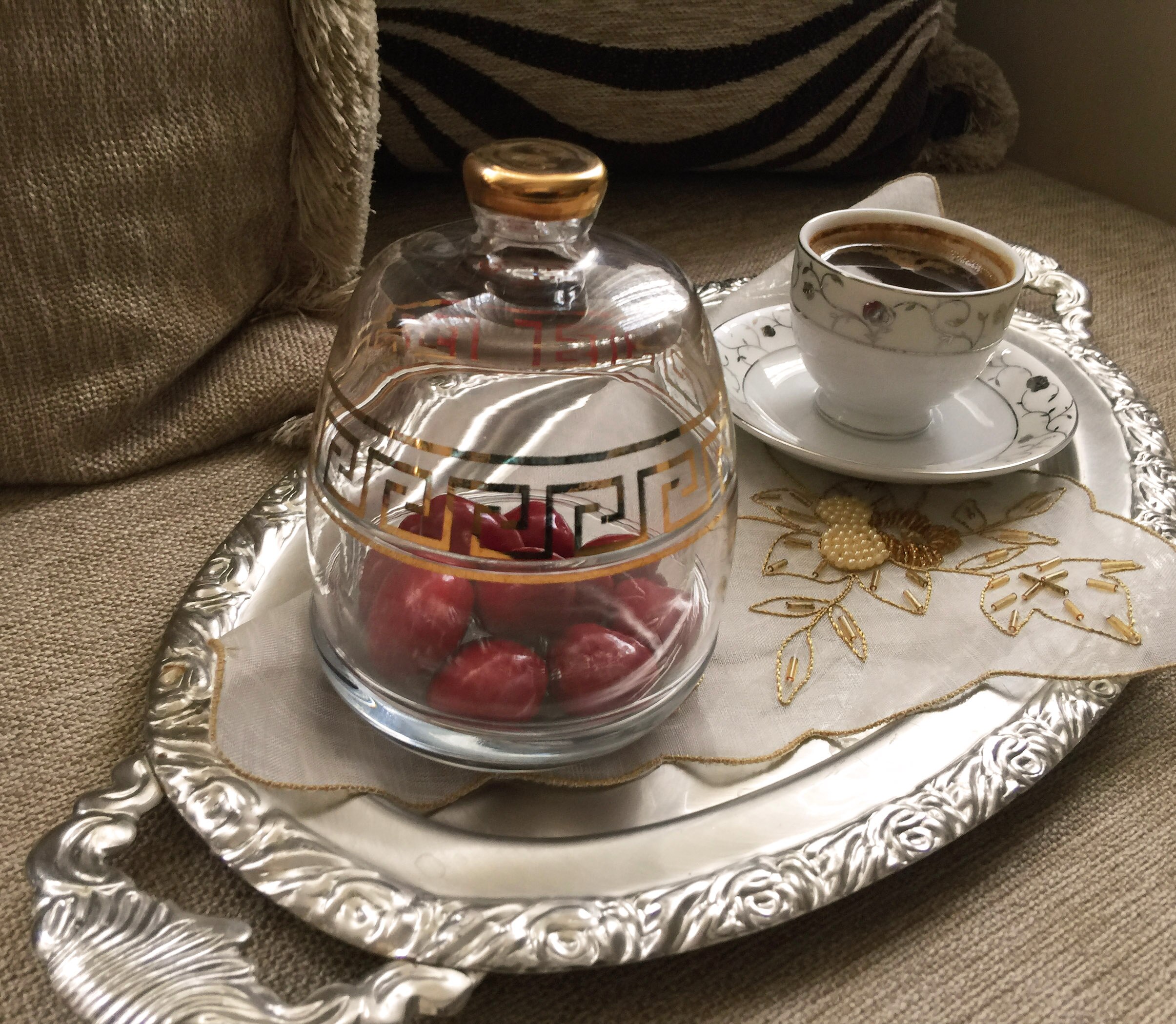 Glas sockerskål burk lock porslin middagsset dessert mat servering frukost behållare för kökstillbehör hem: Guld  - 255 cc