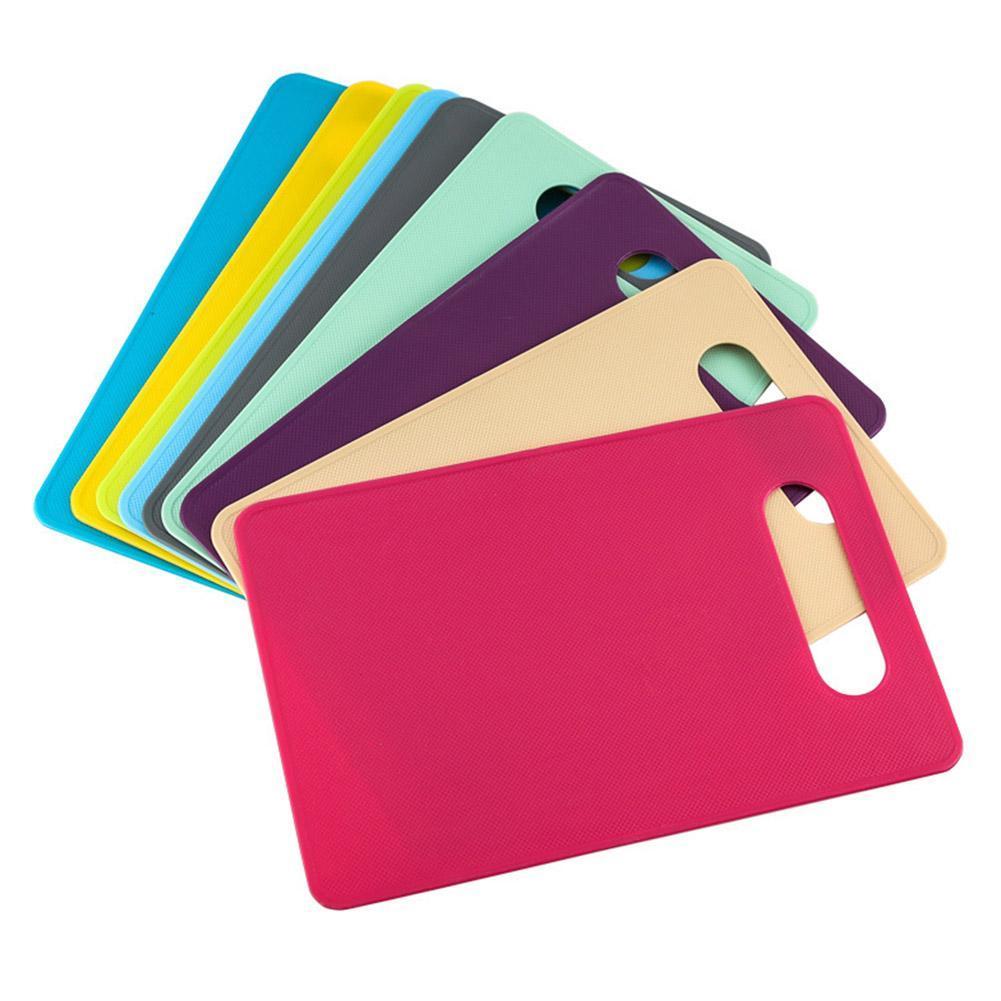 Antislip kunststof snijplank voedsel snijblok mat keukenbenodigdheden snijgereedschap groente en fruit cook  n2 u 0