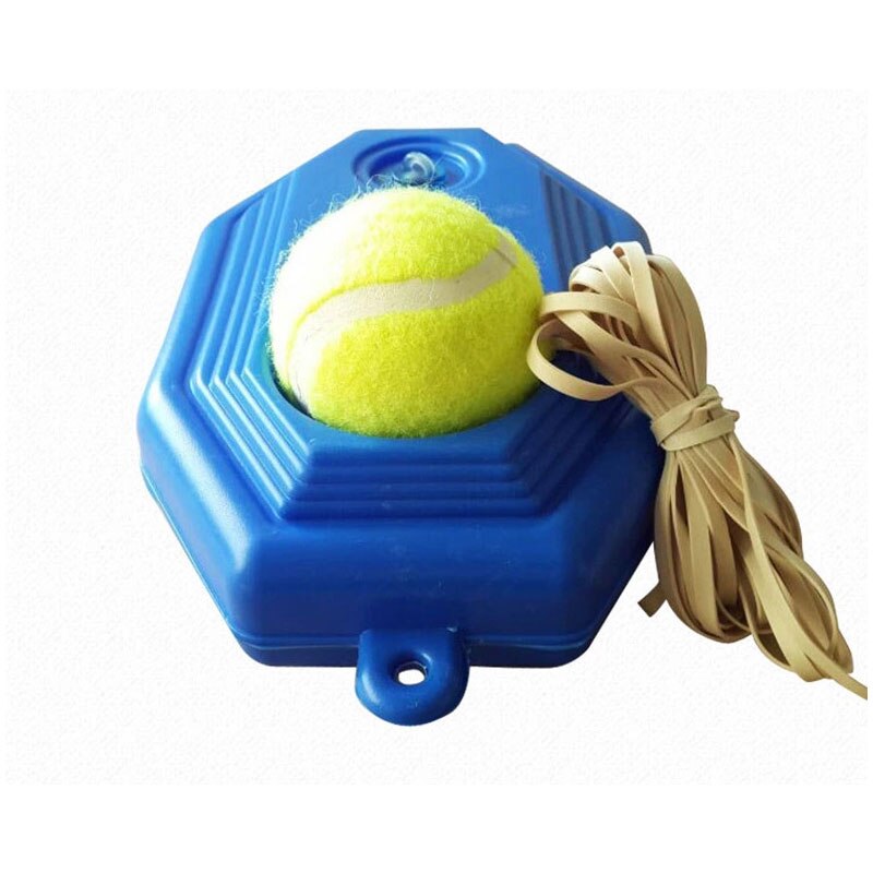 Herramienta de entrenamiento de tenis de alta resistencia con cuerda elástica, práctica de pelota, rebote automático, dispositivo de entrenamiento: white rope tennis 3