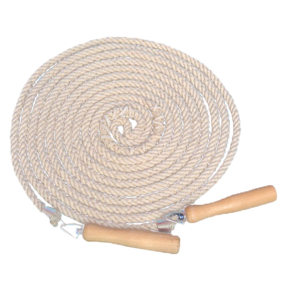 1PC skipping Sports Skipping Rope Practice Speed Jump Wood Grip Handle Children Adult Group Jumping Training 5M or 10M