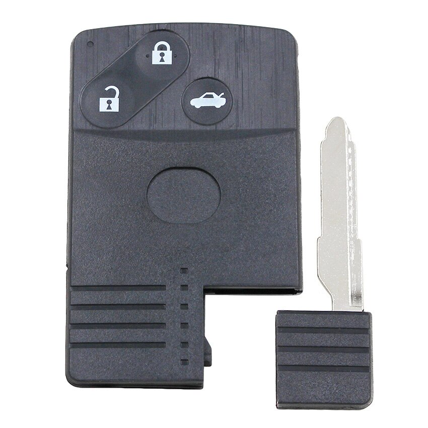 Carcasa de llave remota para coche Mazda 5, 6, CX-7, CX-9, RX8, Miata, MX5, con hoja sin cortar, 2/2 + 1/3/3 + 1 botón