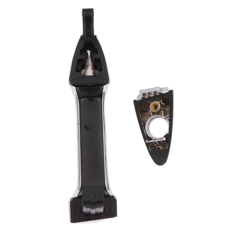 Manija de puerta Exterior delantera, trasera, izquierda y derecha para KIA RIO K2 manijas exteriores galvanizadas, accesorios para automóviles, estilo,