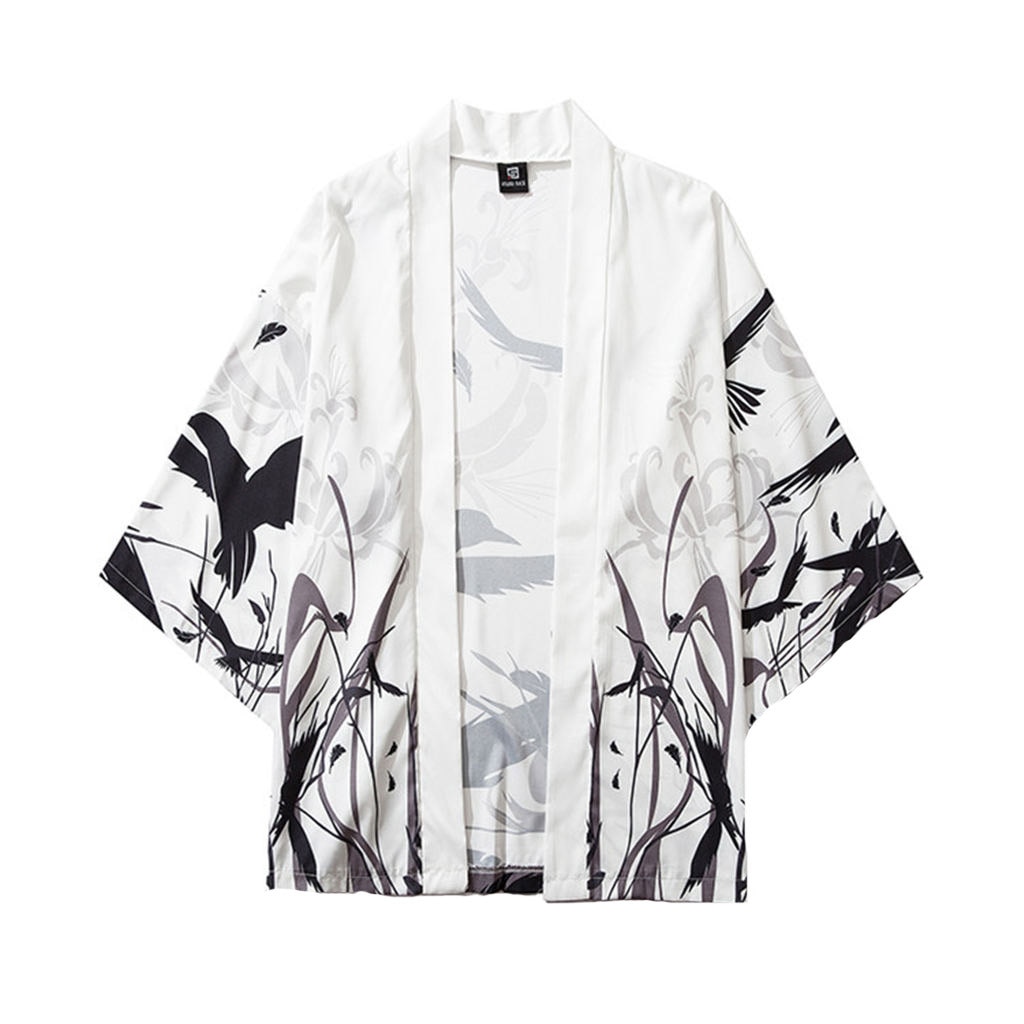 Japanese Kimono Traditional Yukata Kimono Cardigan Mens And Womens Cloak Jacke Japan Kimonos Male Casual Cardigan Shirts