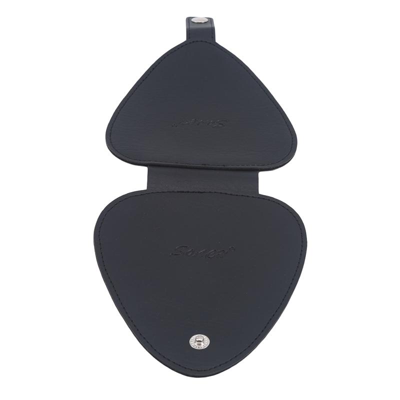 Nuevas de cuero paletas púa Paquete de bolsas estuche protector para púas de guitarra eléctrica guitarra sweep-dial partes: Default Title