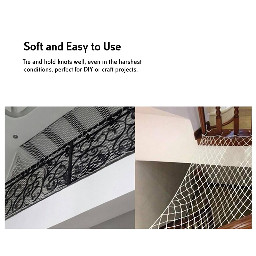 Polyester Thread 8 Strand 6mm 10 Meters Braided Rope Twisted Rope Home Travel Camping