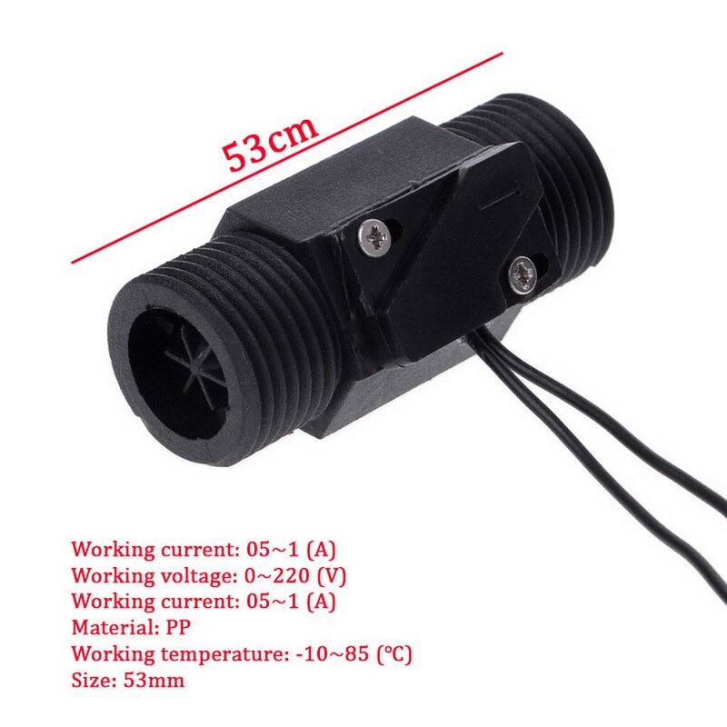 220V 3A 22MM Magnetic Water Flow Switch Liquid Circulation Pump Automatic Water Flow Sensor Switch Welding Cutting Machine