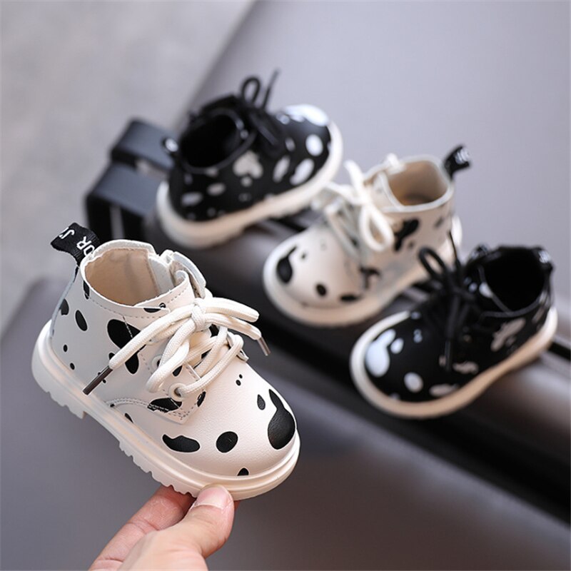 Herfst/Winter Baby Laarzen Schoenen Pu Leer Baby Martin Schoenen Mode Zachte Comfortabele Enkel Baby Laarzen Voor Jongen meisje