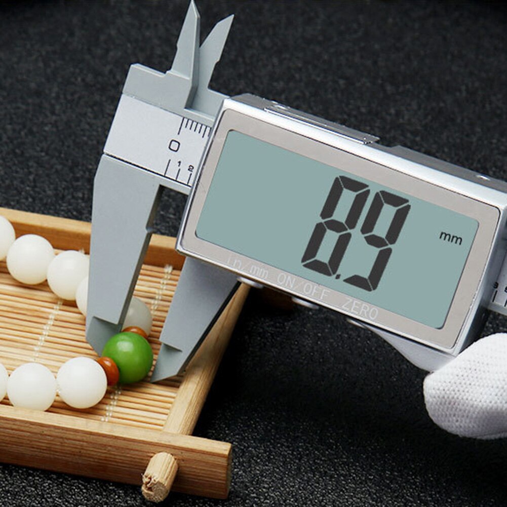 100/150mm Full Screen Plastic Electronic Digital Caliper Home High-Precision Measuring Instrument Vernier Caliper Measuring Tool