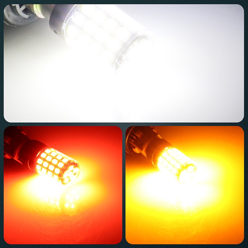 1PC P21w led py21w p21/5w LED BAU15 BA15S W21W T20 7440 7443 W21/5W 2835 54smd Light bulbs on cars Car Turn Signal Light