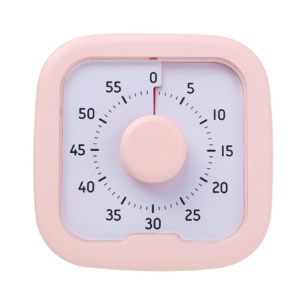 60-minute Visual Timer Portable Timer for Presentations 60 Visual Countdown Timer for Kitchen Classroom Meetings Silent for Kids: WHITE