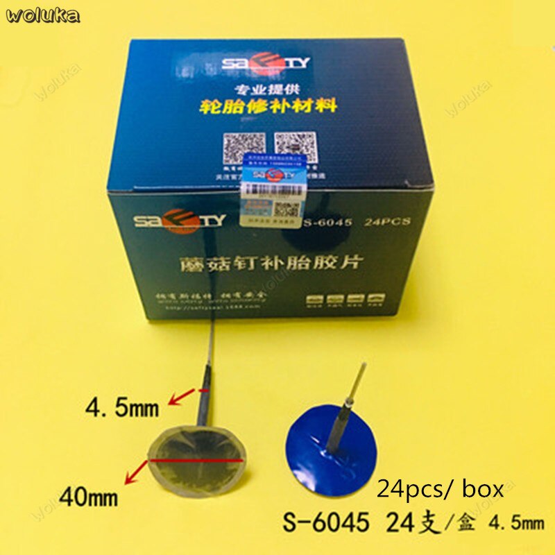 Svampespikfilm 3/4.5/6mm bildæk samlet push pin plug bit  s606 dækreparation  cd50 q04: -en