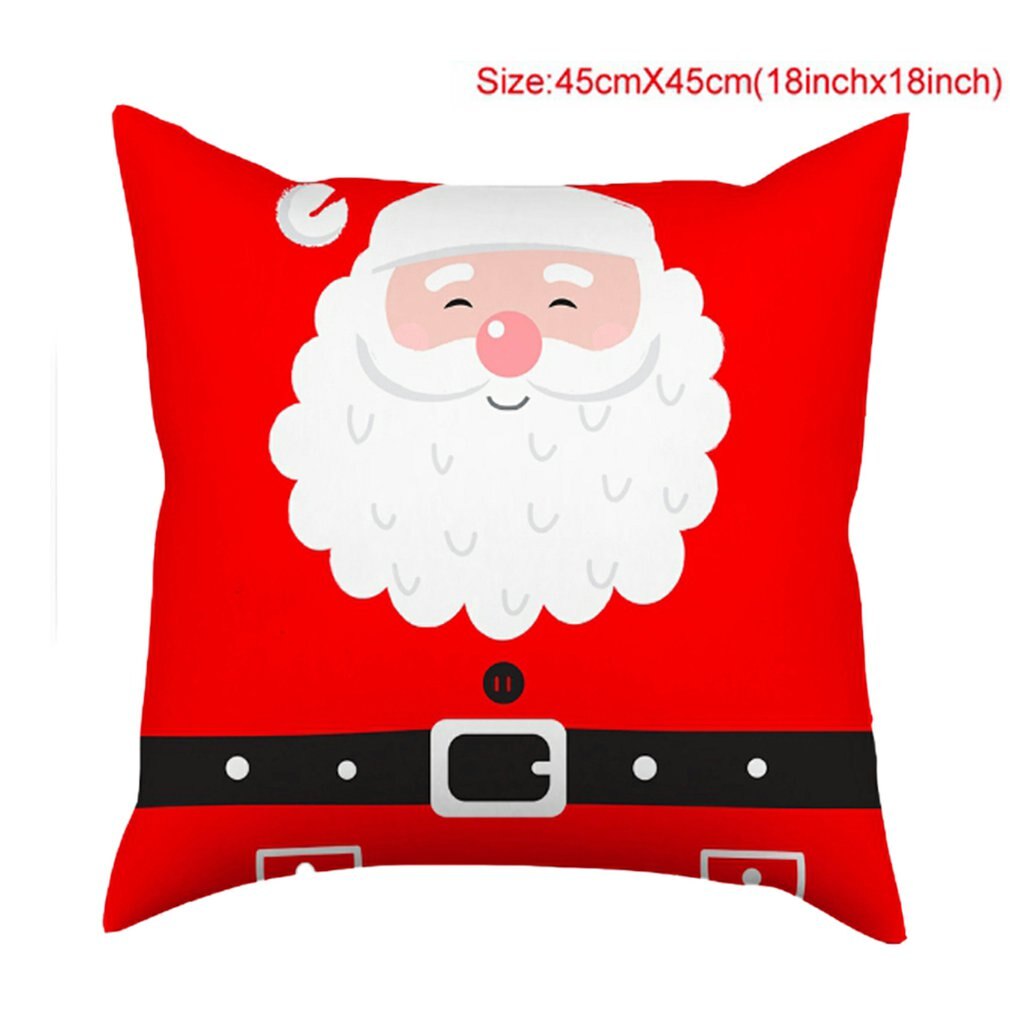 Taie d'oreiller de noël avec beau motif coussin de noël canapé taie d'oreiller chambre décoration coussin taie d'oreiller