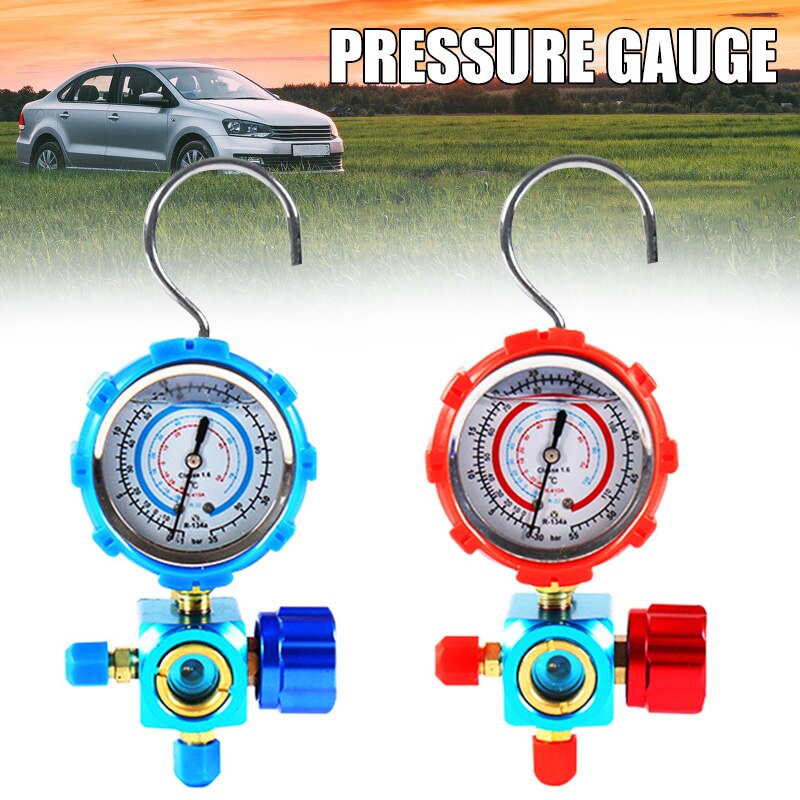 Visual Mirror Stable Durable Refrigerant Manifold Gauge Manometer Valves Pressures Gauge Air Conditioner Tool R410a FAS6: Default Title