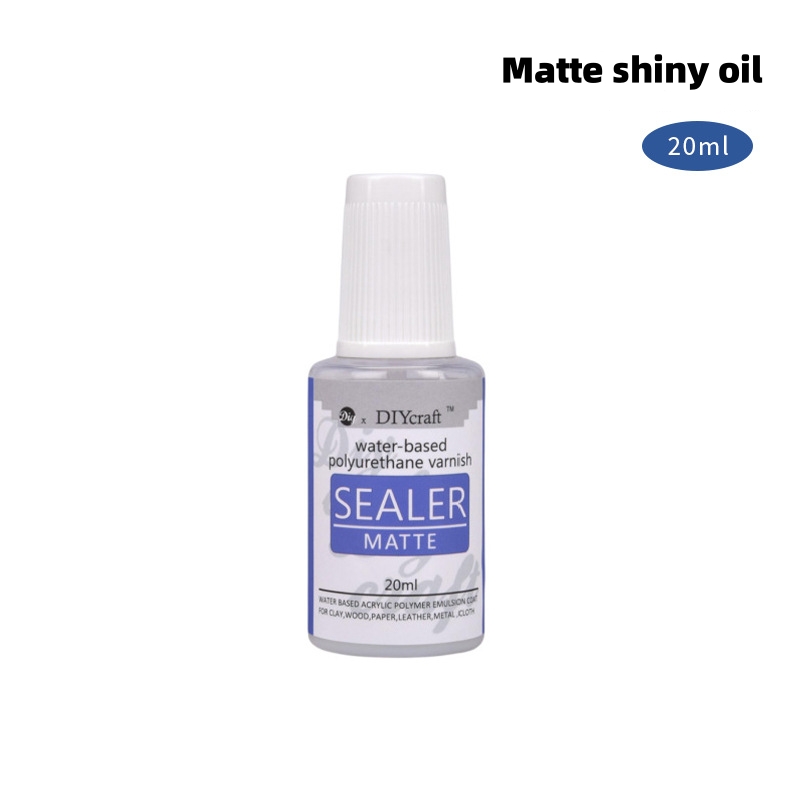 20/60ml DIY Epoxy Resin Waterproof Protect Brightening Gel Sealant Mold Polishing Oil Jewelry Making Tool: black