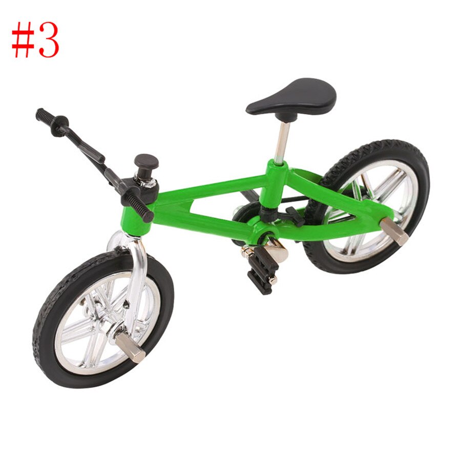 Mini Vinger BMX Fiets Flick Trix Vinger Bikes Speelgoed BMX Fiets Model Fiets Gadgets Novelty Gag Speelgoed Voor Kids: green