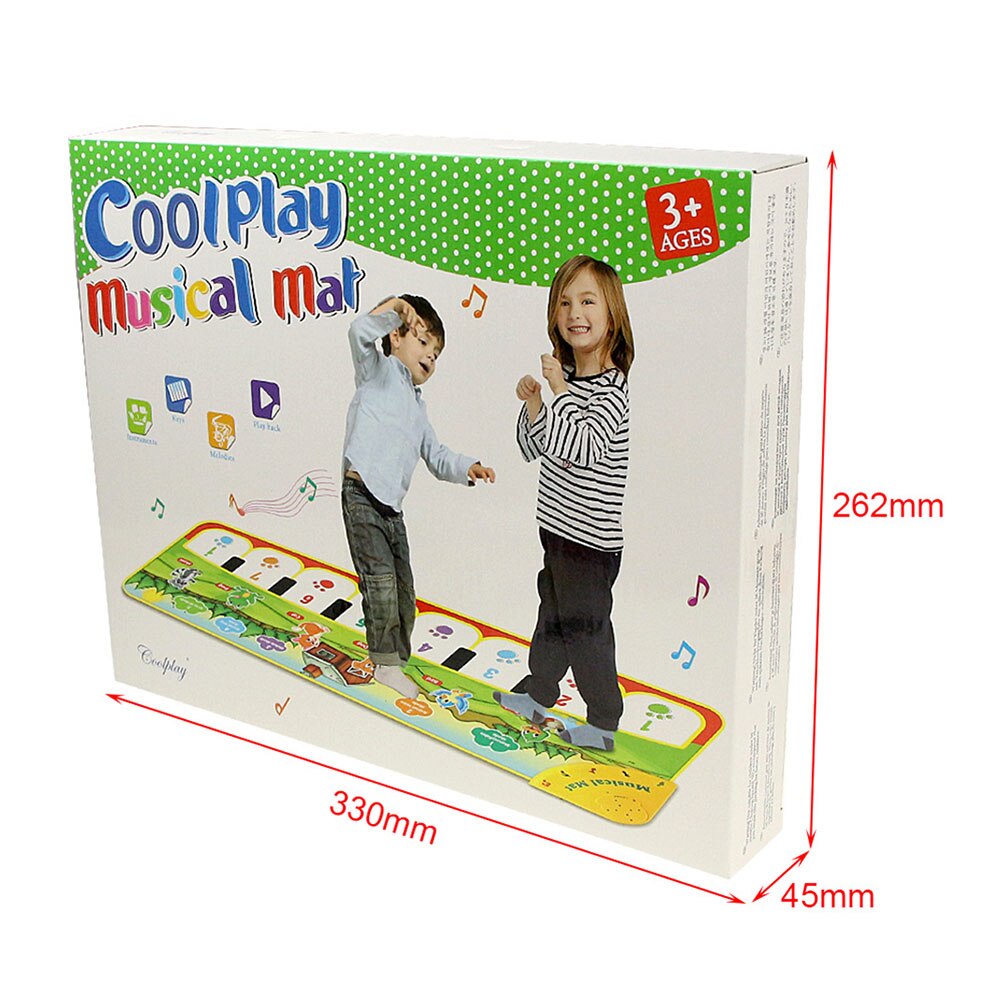 Baby Musical Mat Met Animal Voice Spelen Matten Touch Play Game Musical Tapijt Mat Vroege Educatief Speelgoed Voor Kids