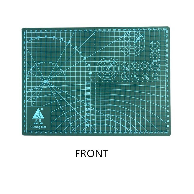 Tapete de corte de PVC para manualidades, herramienta de corte de arte autocurativo con estampado doble, para costura, tablero de álbum de recortes, A3, A4 y A5