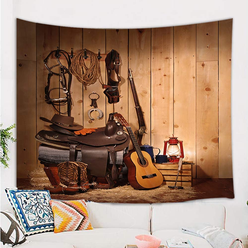 Tapisserie Murale Américaine Vintage - 34 X 53 Pouces, Décoration Maison