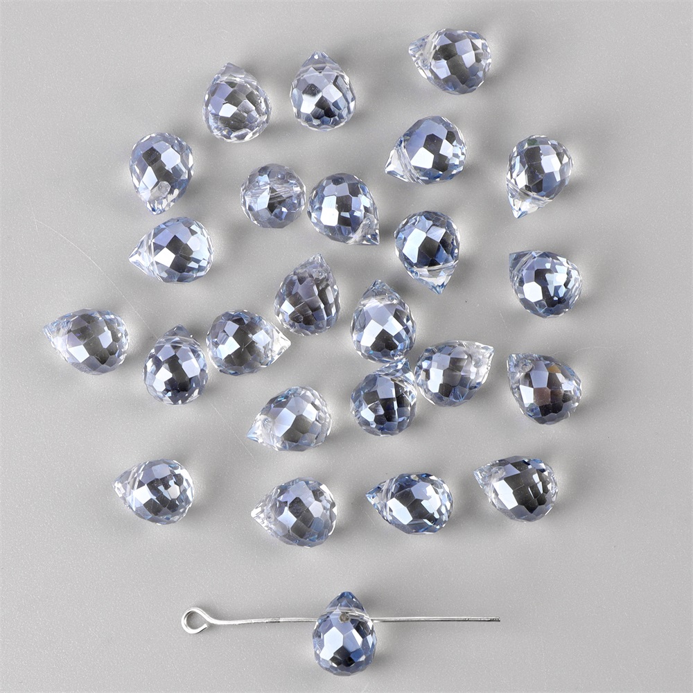Water Crystal Beads 8x10mm AB Austrian Rhinestone Faceted Loose Spacer Glass Bead For Jewelry Making Handmade Supplies