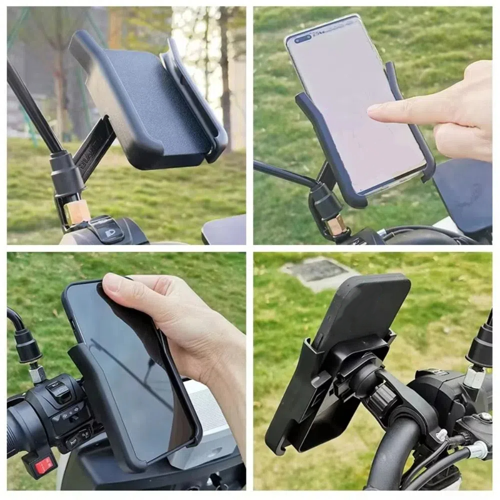 Uchwyt na telefon robić wózka dziecięcego 360 ° Obrotowy uchwyt na telefon bez użycia rąk, odporny na wstrząsy, robić wózka dziecięcego, akcesoria robić wózka.
