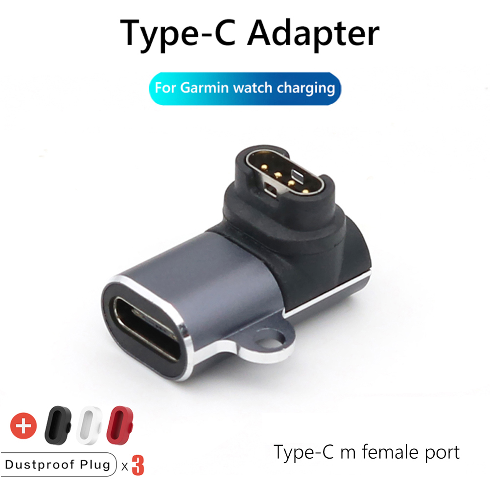 Oplaadkabel Adapter Voor Garmin Fenix 7 6 5 7x6x Vivoactive 3 Forerunner 955 935 745 255 Oplader Plug Type C/Micro USB/8 Pin: Blauw