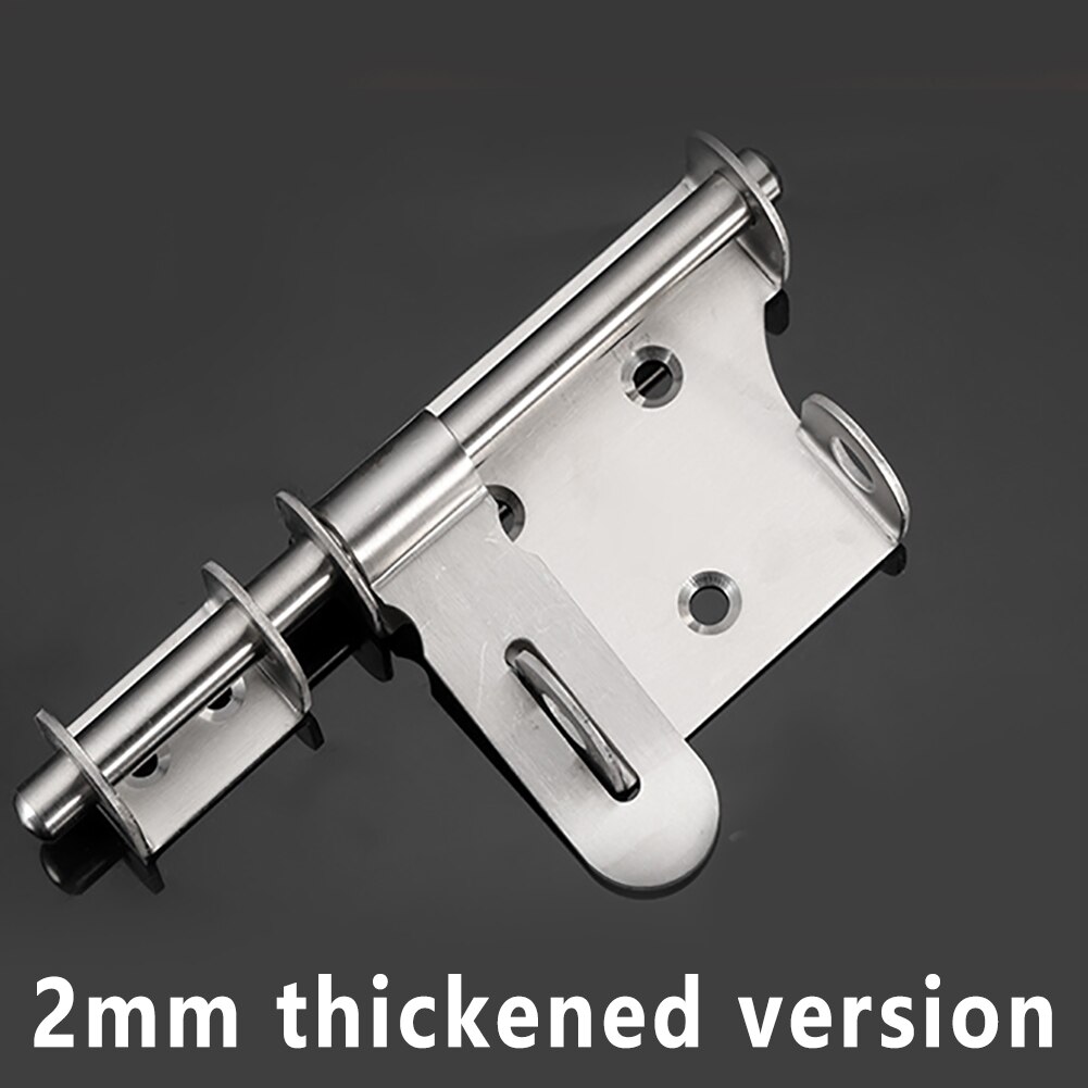 Hasp Staple Door Latch Lock Stainless Steel Practical Anti-theft Hardware Safety Slide Bolt Gate Home Trumpet Durable