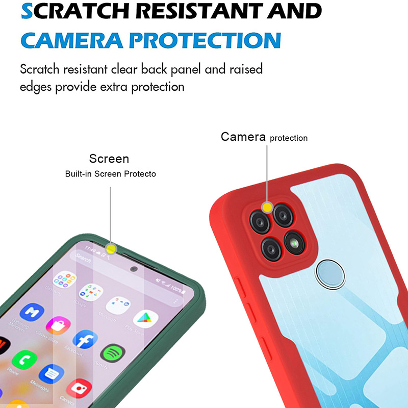etui 360 pełny pokrywa dla OPPO Realme C21 C21Y C25 C25S C25Y Wstrząsoodporne etui na telefon dla Realme C30S C33 torba Funda