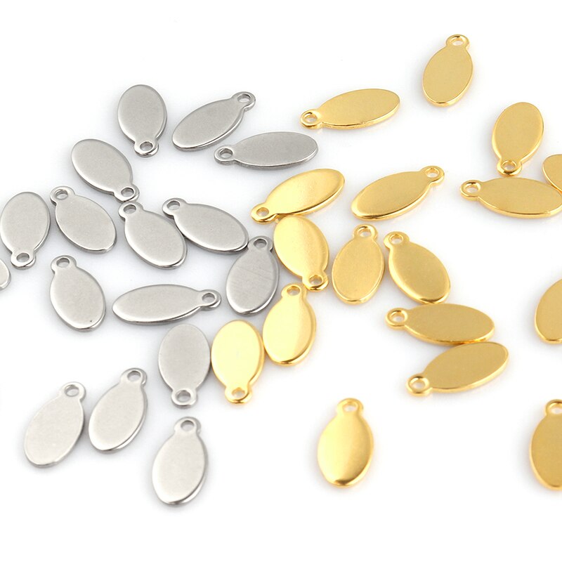 20 Stks/partij Hanger Sieraden Maken Rvs Hangers Stempelen Dog Tags Charms Diy Ketting Hanger Sieraden Vinden Groothandelaren