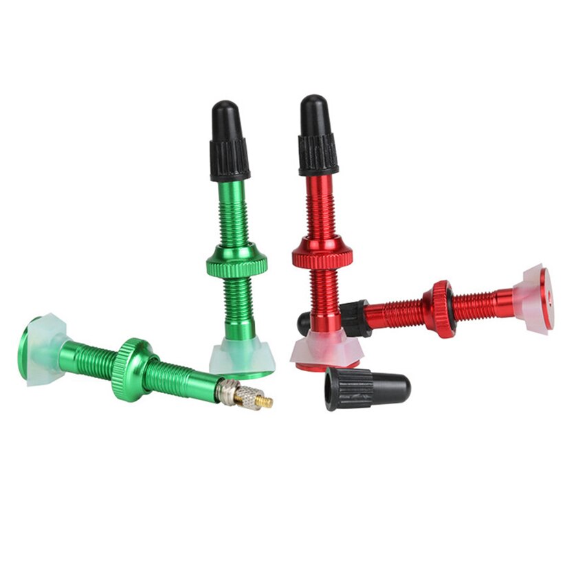 BOLANY vtt vélo carbone anneau Valve pneus Presta buse Tubeless en alliage d'aluminium buse à vide VL-VH40/60