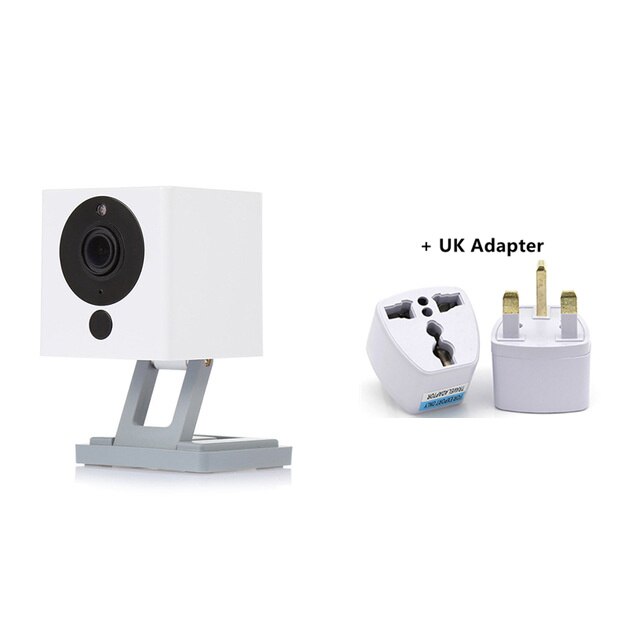 MI Mijia Xiaofang CCTV Digital Zoom Smart Camera IP 110 Degree 8X 1080P WIFI Wireless Control Cam Night Vision For Mihome APP: Add UK Adapter
