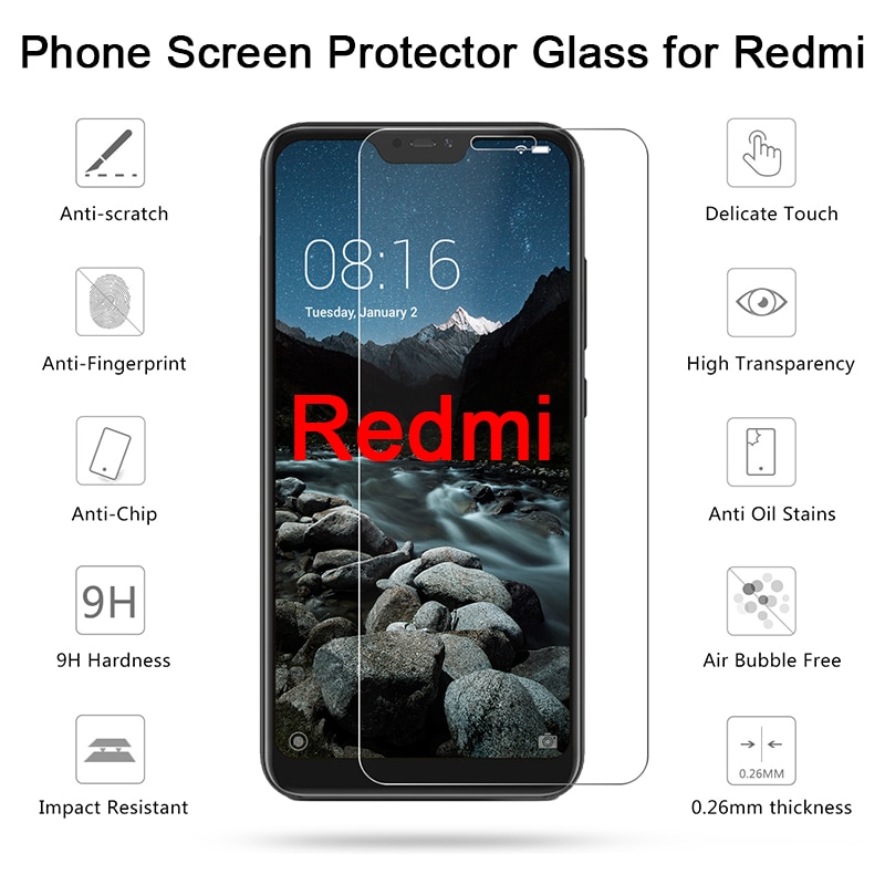 Xiaomi Redmi 5 Plus Phone Protective Glass for Redmi 3 Pro 3X 3S Tempered Glass Screen Protector Film for Redmi 4X 4A 5A S2 4