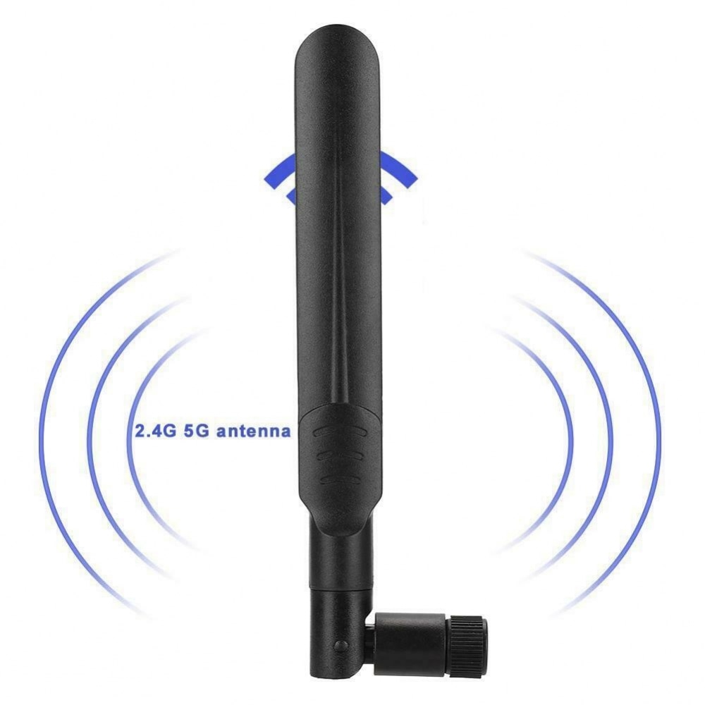 Wifi-antenne 8 dbi sma hanstik 2.4 ghz 5 ghz 5.8 ghz dual band 2.4g wi  fi 2.4 ghz 5g 5.8g antena  +21cm pigtail kabel