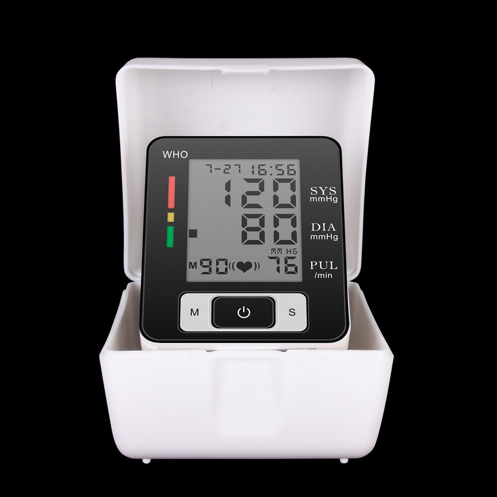 Onometro de en la muñeca Monitor Digital de presión arterial para medir la presión arterial monitores de salud domésticos RuiTong