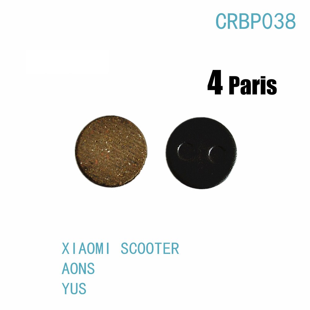 EOOZ 4 Pair Semi - Metallic bicycle DISC BRAKE PADS for Hope TECH X2: CRBP038