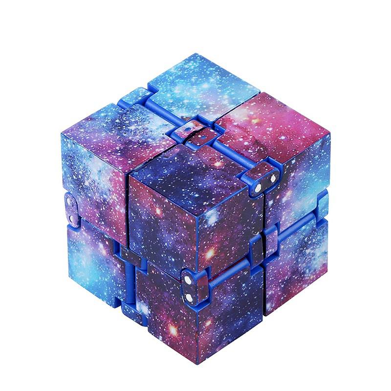 Magic Infinity Cube Hand Mini Speelgoed Vinger Anti Stress Eindeloze Kubus Blokken Voor Kinderen Kids Funny Antistress Zintuiglijke Speelgoed: A