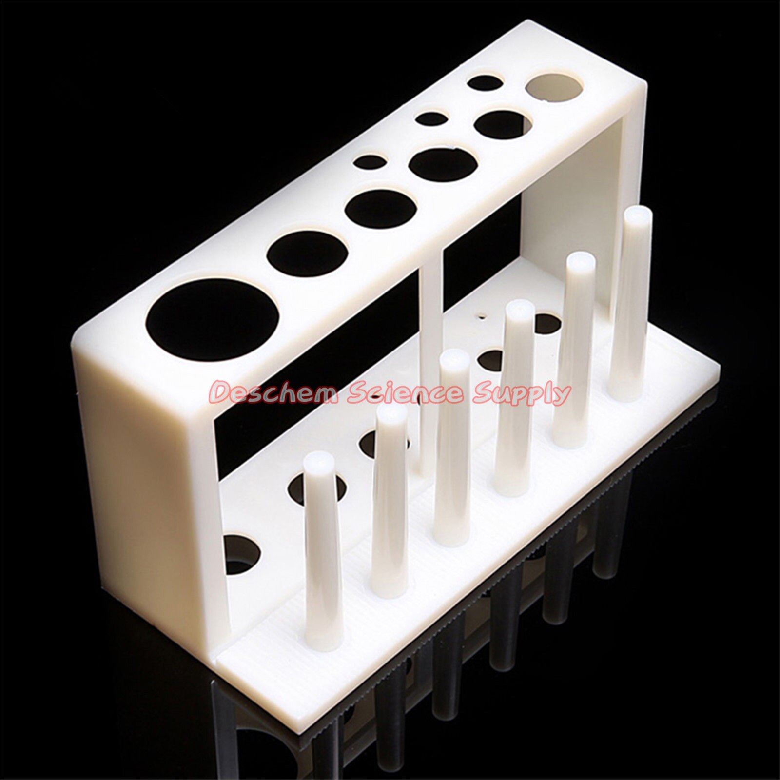 9 HoleS,Lab Plastic Test Tube Rack Holder,Laboratory Support Burette Stands