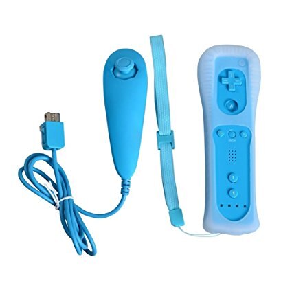 Wii Draadloze GamePad Controller - Zonder Motion Plus - Joystick - voor Nintendo Wii Accessoires: Blauw