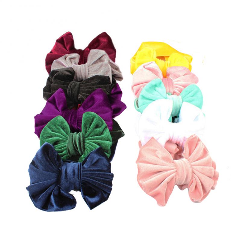 -né bandeau or velours élastique bébé foulard bandeau filles bandeau enfants enfants bébé extensible cheveux accessoires