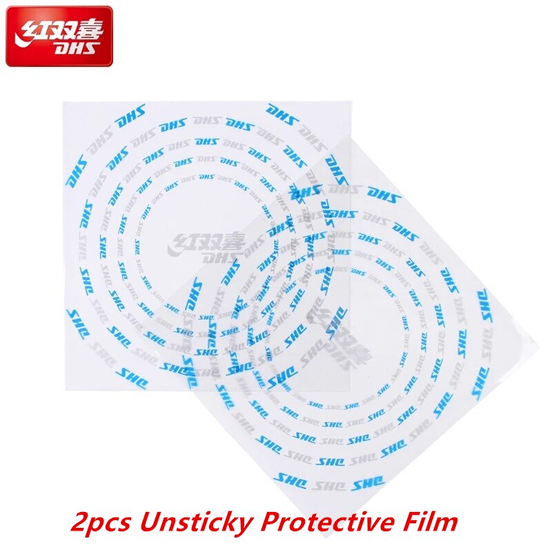 DHS-2 películas protectoras para tenis de mesa, 1 cinta para bordes, 1 Juego de limpiador de goma, accesorios para tenis de mesa