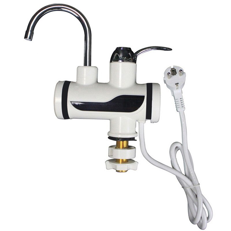 3000W Temperature Display Instant Water Tap Tankless Electric Faucet Kitchen Instant Faucet Water Heater Water Heating: Small no shower