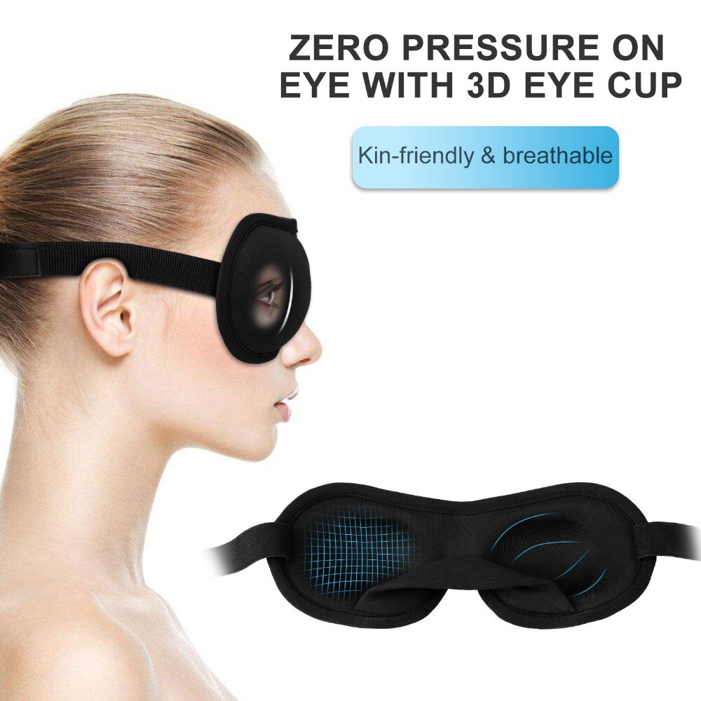 3D Sleeping eye mask Travel Rest Aid Eye Mask Cover Sleeping Relieve Fatigue Light Blocking Sleep Mask