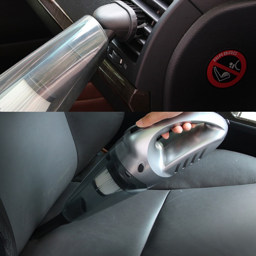 Handheld Vacuum Cordless Powerful Cyclone Suction Portable Rechargeable Vacuum Cleaner Quick Charge for Car Home Pet Hair