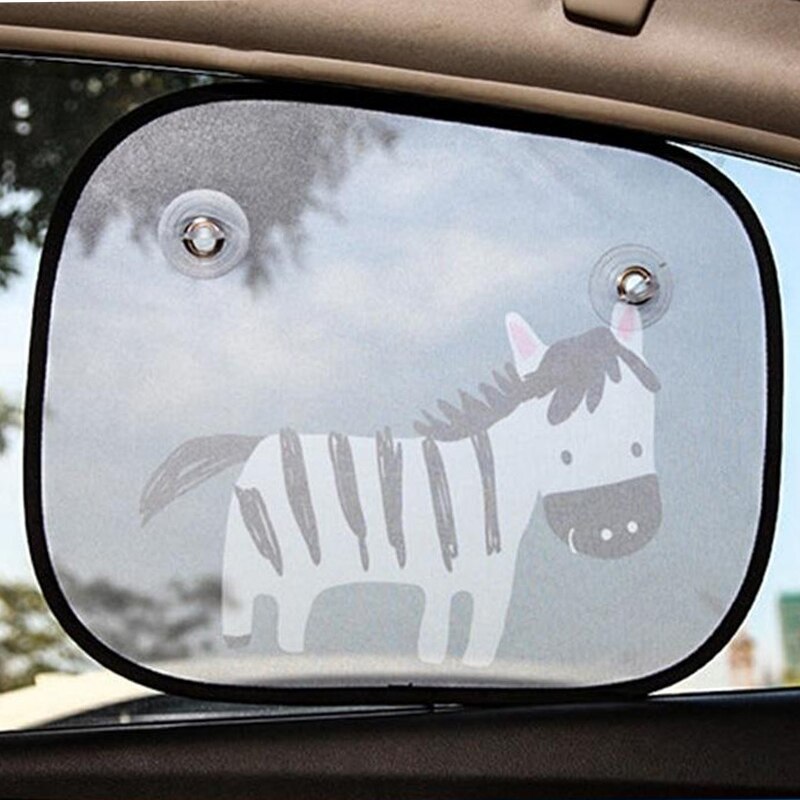 LENTAI Car Side window shade Covers Animal Anti-static For kia Ceed Suzuki grand vitara Citroen xsara picasso Subaru Saab Lada