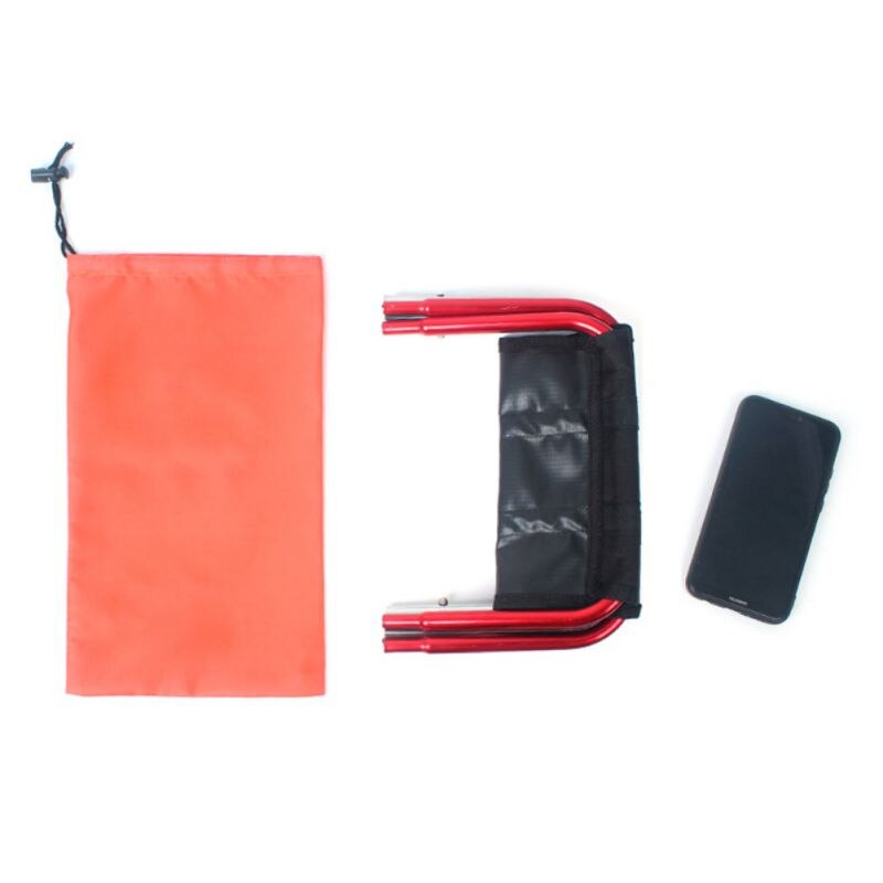 Opvouwbare visstoel voor buiten, ultralicht, draagbaar en opvouwbaar, kampeerrugzak, oxford-stof picknickstoel voor vissen met tas