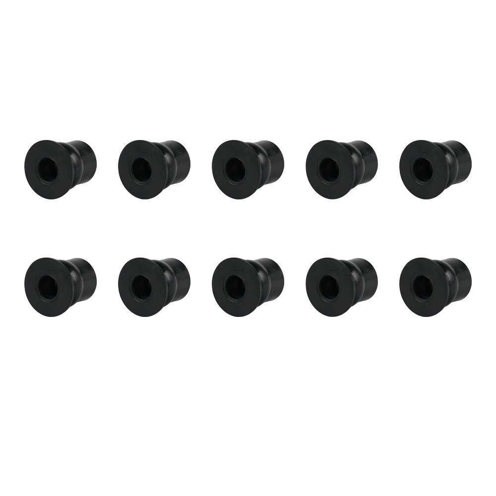 10pcs M6 Motorfiets Rubber Goed Noten Voorruit Kuip Cowl Universele 6mm Wellnut Voor Voorruit Accessoires