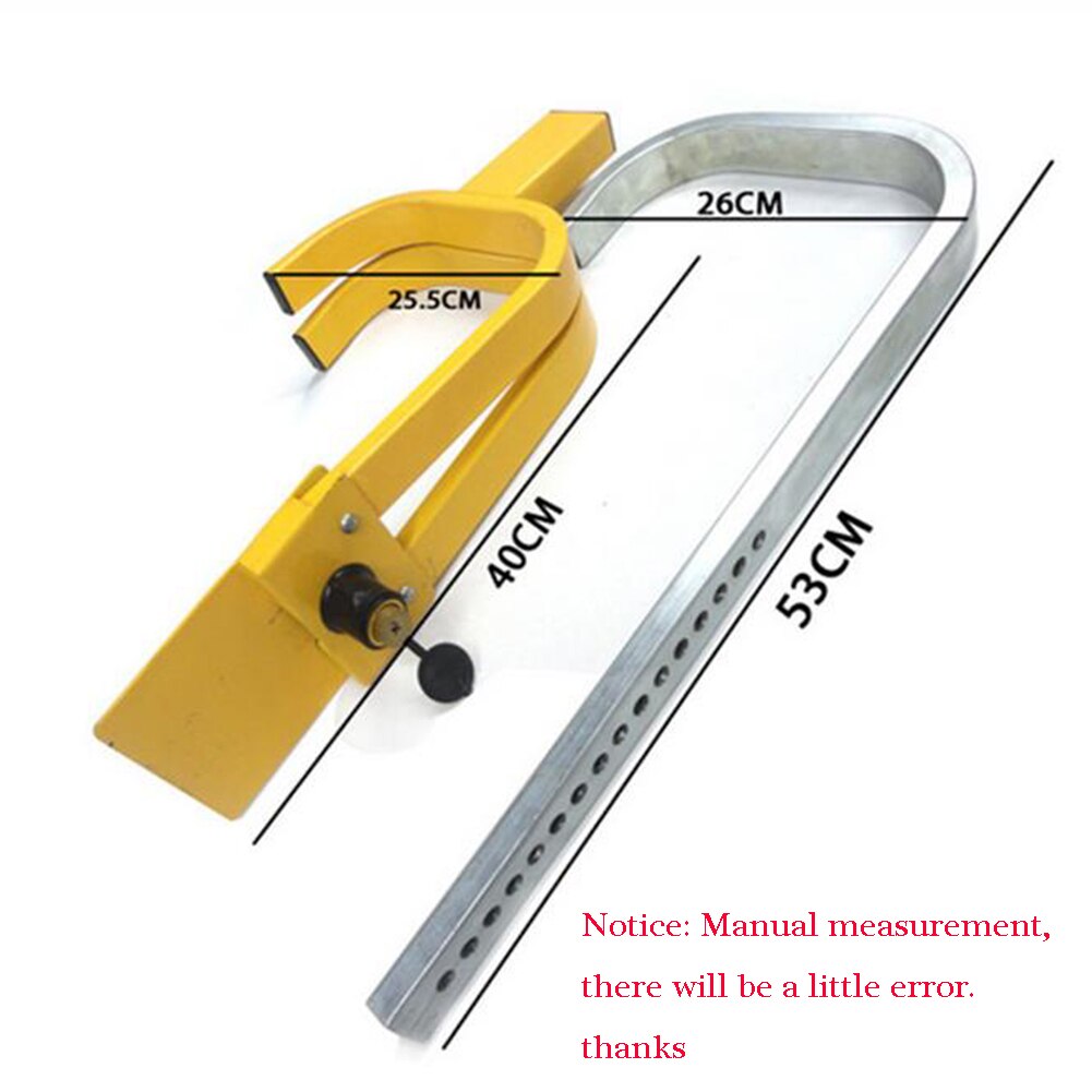 Car Lock Tire Claw Parking Locks Anti Theft Wheel Lock Clamp Boot Pickup Truck RV Boat Trailer Fit R13 R14 R15