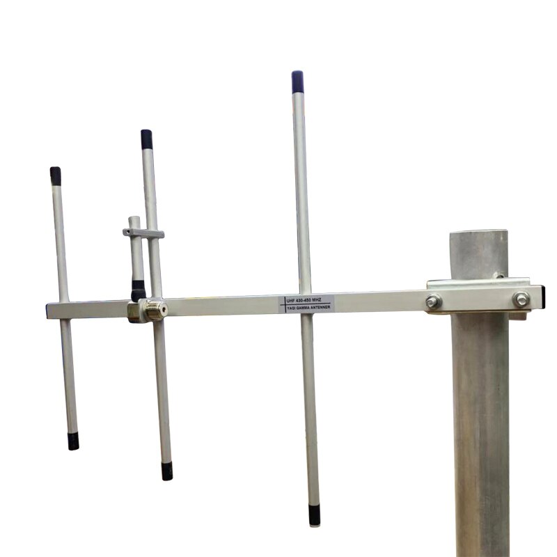 Gamma yagi antena de rádio móvel UHF 430-450MHz yagi antena com Conector SO239 11.0dB transcceiver Móvel