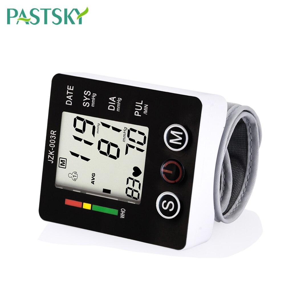 Digital handled blodtrycksmätare mäta lcd display pulsmätare elektronisk blodtrycksmätare sjukvård 99 gånger minnen
