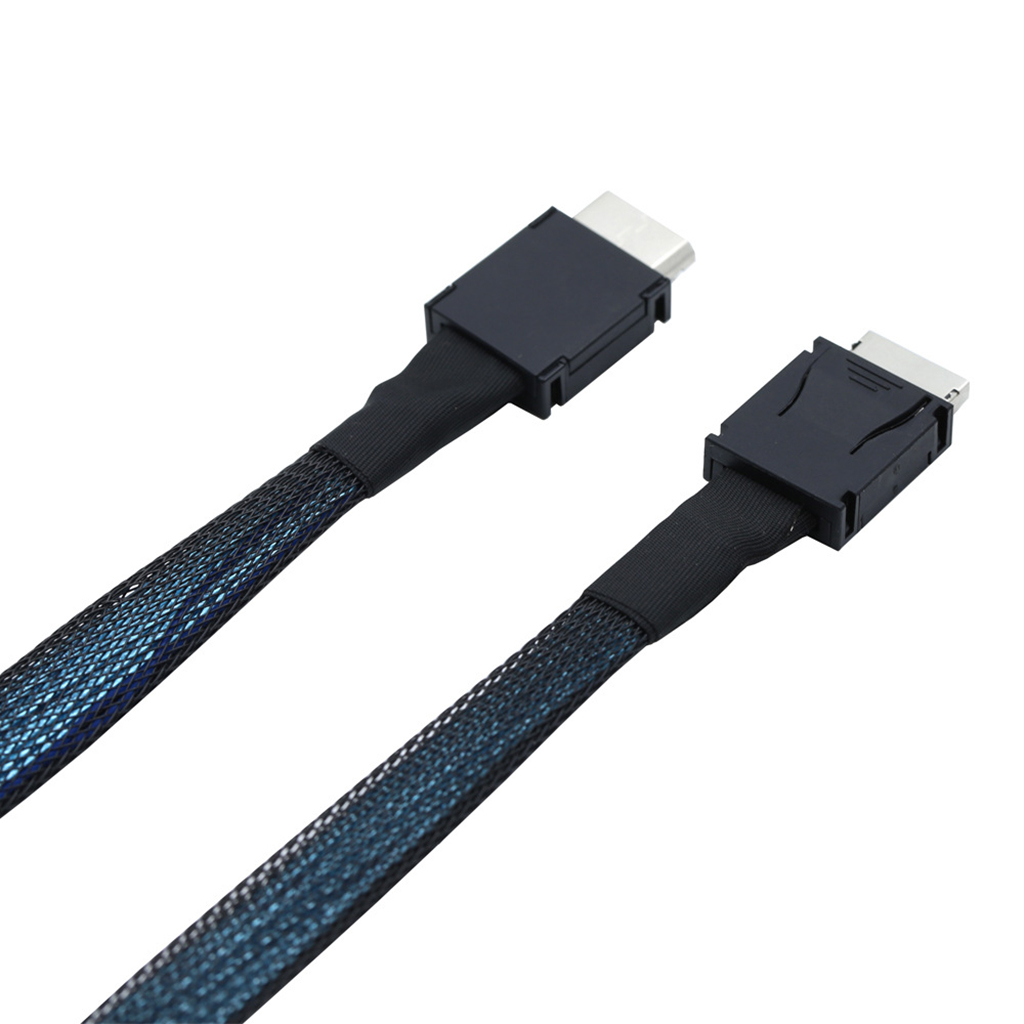 PCIE Oculink SFF 8611 4I Naar MINI SAS SFF-8611 4I Server Super Speed Kabel Data Verlengkabel Man-Man Data Transfer lijn