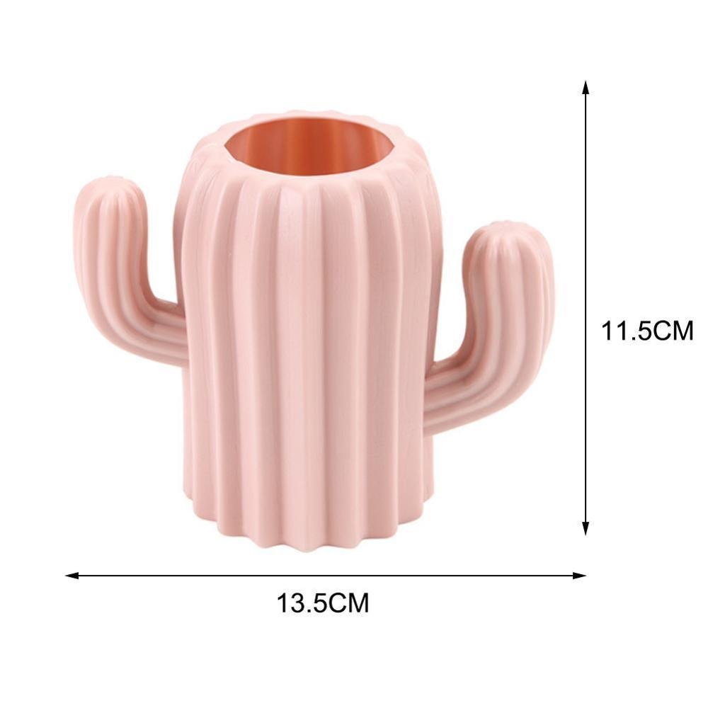 Cactus Desktop Organizer Pen Holder Desktop Organizer School Office Pencil Holder Organizer cute desk accessories